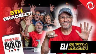 ELI'S GOT 5 ON IT!!! | ELEZRA WINS THE 10K PLO8 TO MAKE IT 5 | WSOP2022