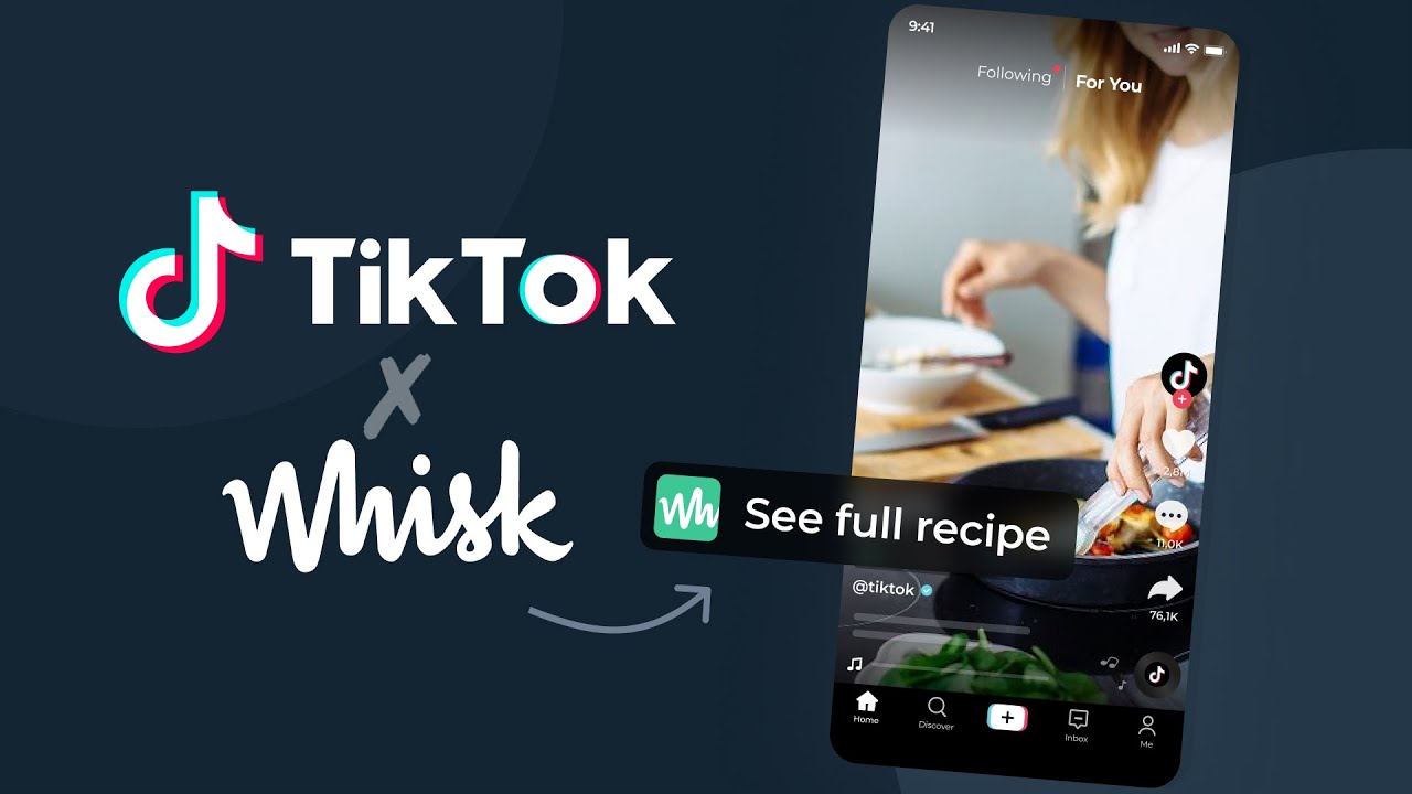 How to link to recipes on TikTok