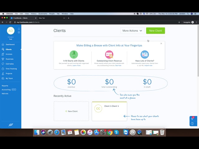Freshbooks Demo