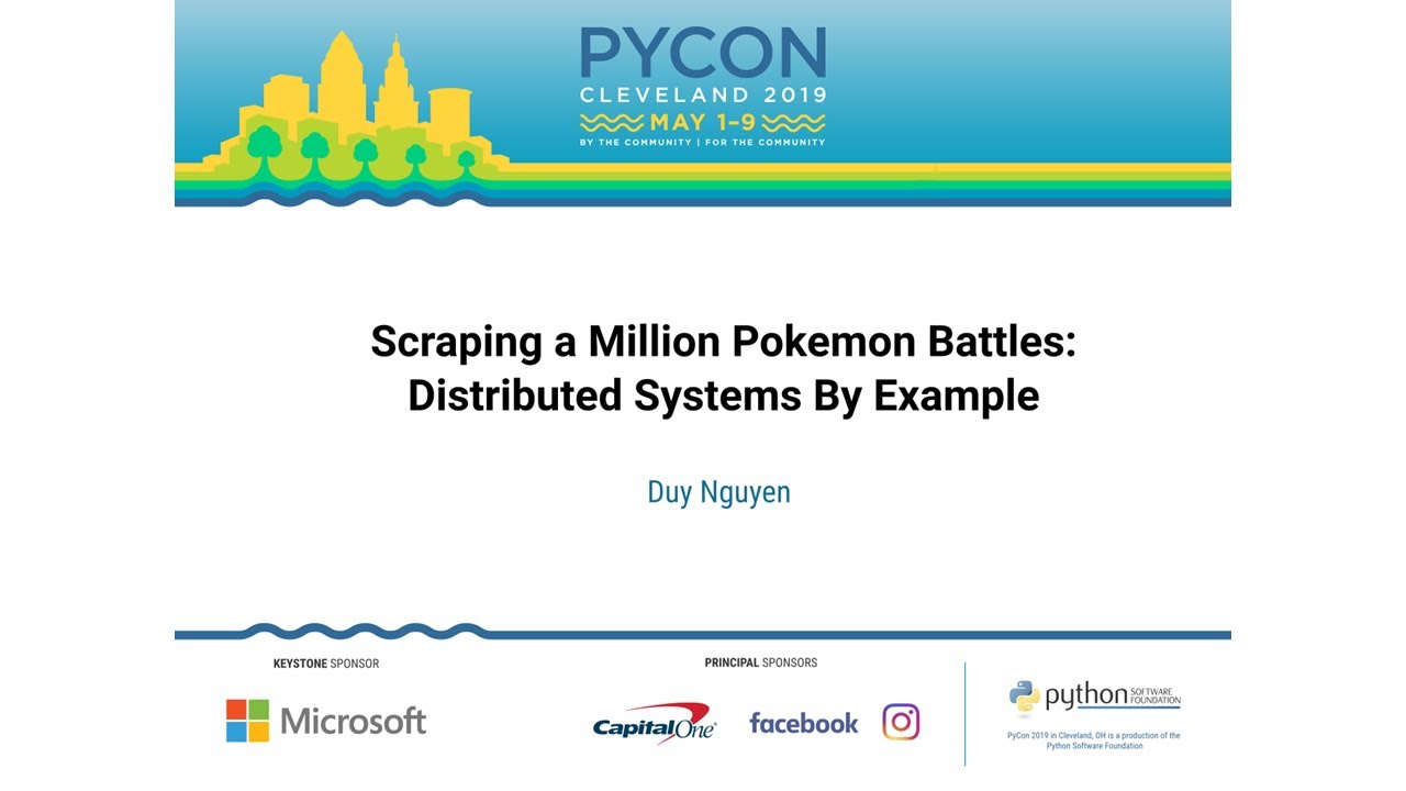 Image from Scraping a Million Pokemon Battles: Distributed Systems By Example