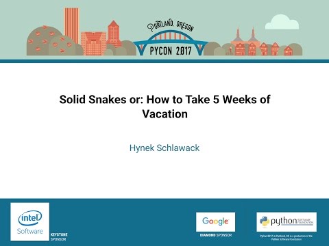 Image from Solid Snakes or: How to Take 5 Weeks of Vacation