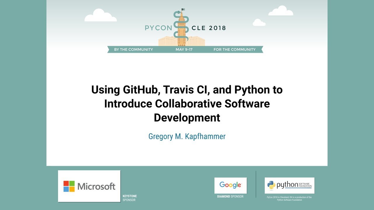 Image from Using GitHub, Travis CI, and Python to Introduce Collaborative Software Development