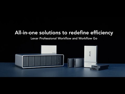 Lexar Introduces Professional Workflow 6-Bay Docking Station, Workflow Portable SSD, Workflow Reader Modules, and Three CFexpress 4.0 Cards