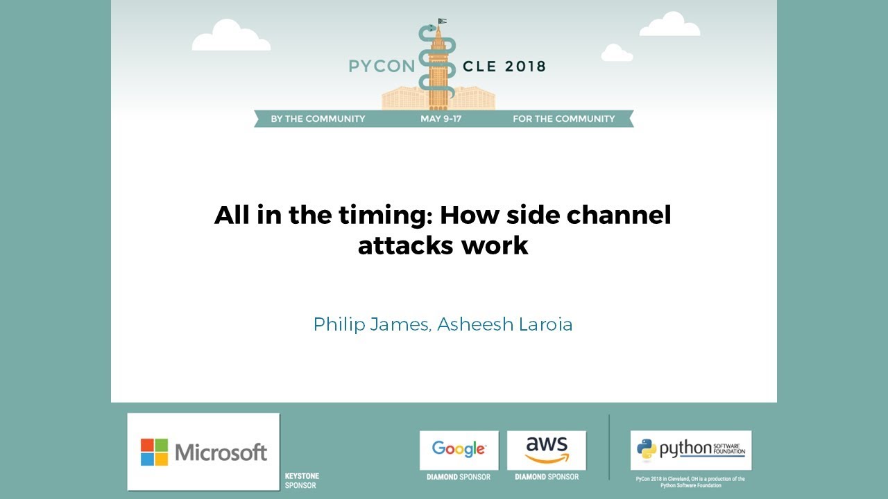 Image from All in the timing: How side channel attacks work
