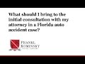 Frankl Kominsky Injury Lawyers | www.fklegal.com | info@fklegal.com | 2240 Woolbright Road, Suite 201, Boynton Beach, Florida 33426 | Palm Beach: 561-800-8000 | St. Lucie/Martin: 772-800-8000 | Broward: 954-800-8000 | Miami-Dade: 305-800-8000 | Car accidents, Wrongful death, Slip and fall injuries, Work injuries | Call us toll free at 855-800-8000  If you are involved in a Florida accident case firstly you do not have to bring your checkbook. We work on something called a contingency fee. If there is no recovery you do not owe us anything. On that first free consultation with our office we ask that you bring a copy of your insurance card, the police report if you do have one, photographs of any evidence including pictures of your car, photographs of your injury and photographs of the accident scene. If you do have medical records or medical bills that you have on your persons please bring those also so we can review those with you. It's important that if there are any other miscellaneous items that you feel are important bring those with you so we can review and provide you with legal guidance on that first initial visit.