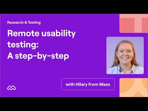 Remote usability testing: A step-by-step