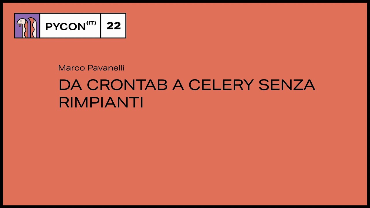 Image from Da crontab a Celery senza rimpianti
