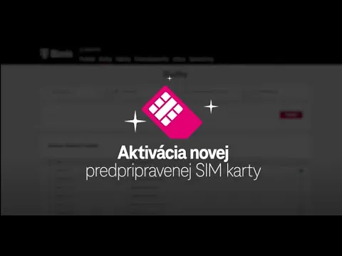 Aktivácia SIM karty 