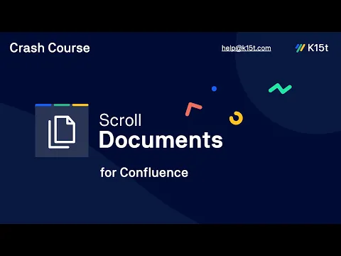 watch Scroll Documents for Confluence video